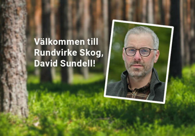 Vi hälsar David välkommen till vårt gäng i södra Hälsingland