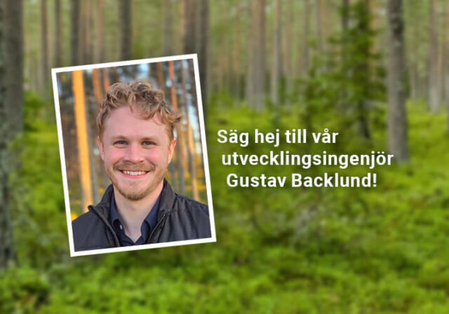 Säg hej till Gustav – utvecklingsingenjör inom virke och kvalitet